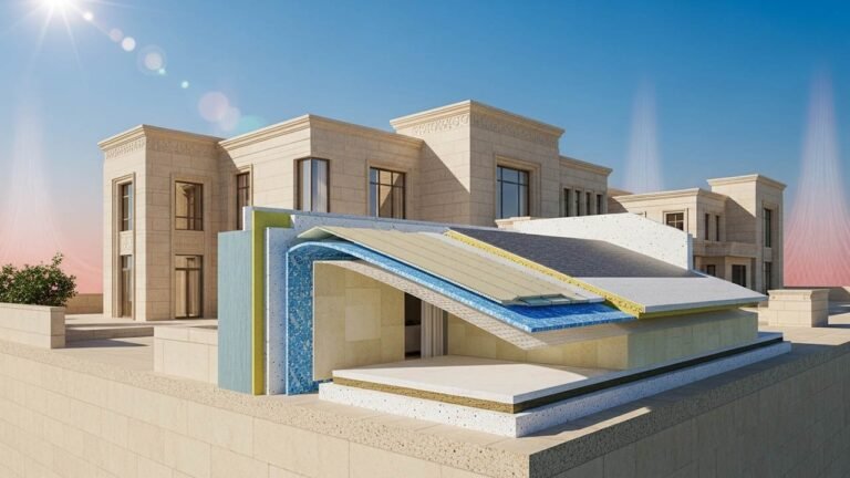 افضل نظام عزل للفلل في الكويت Best Insulation System for Villas in Kuwait