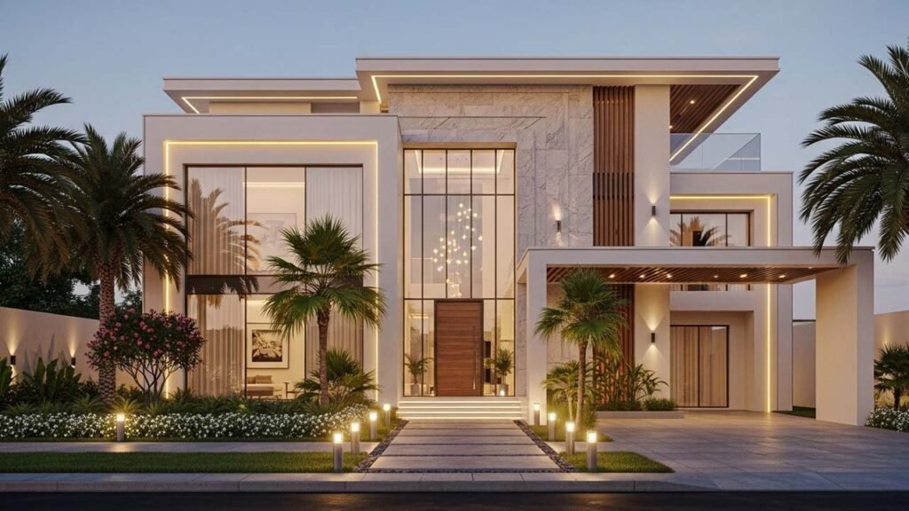 سعر تكلفة بناء فيلا تسليم مفتاح في الكويت Cost of Turnkey Villa Construction in Kuwait