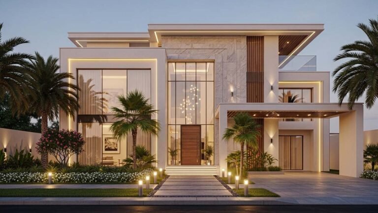 Cost of Turnkey Villa Construction in Kuwait with Super Deluxe Finishing