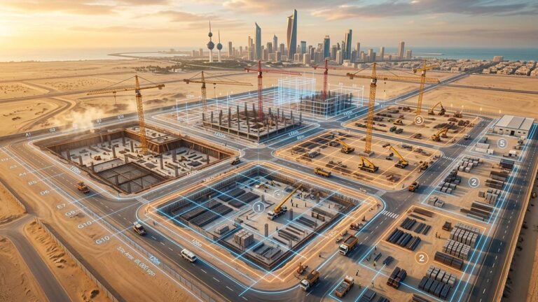 Best Building Site Plan in Kuwait | ALoda Contraction Company