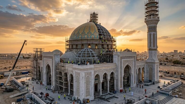 Building Kuwait mosques