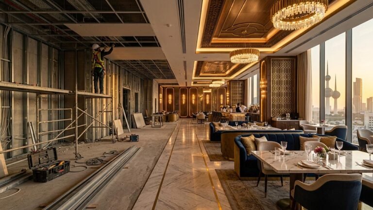 Building Kuwait restaurants and cafes