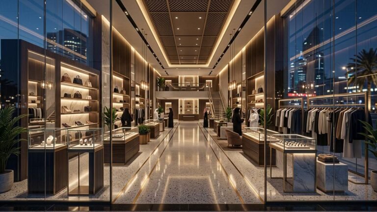 Commercial shop fitting