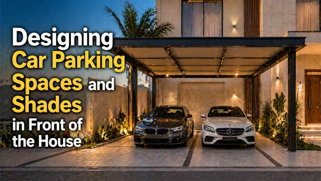 Designing Car Parking Spaces and Shades