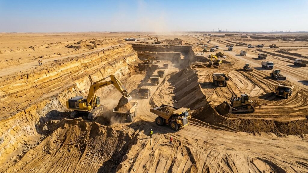 Excavation and backfilling works in Kuwait
