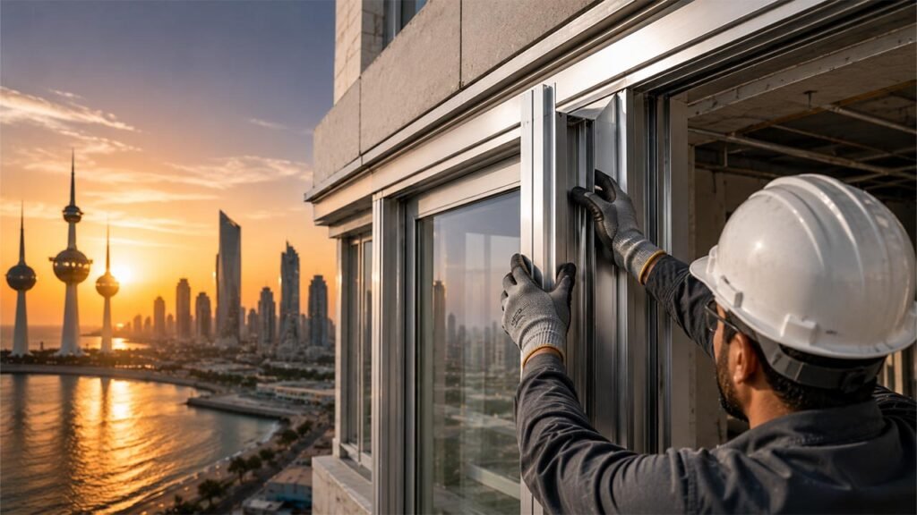 Aluminum installation in Kuwait